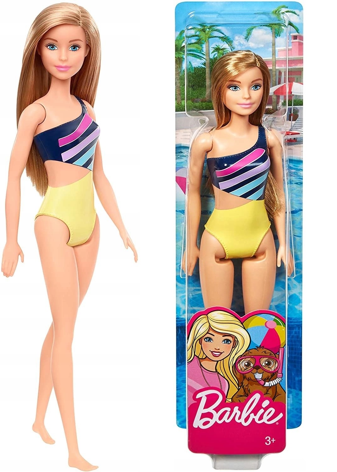 

Lalka Barbie Plażowa W Stroju Kąpielowym GHW41
