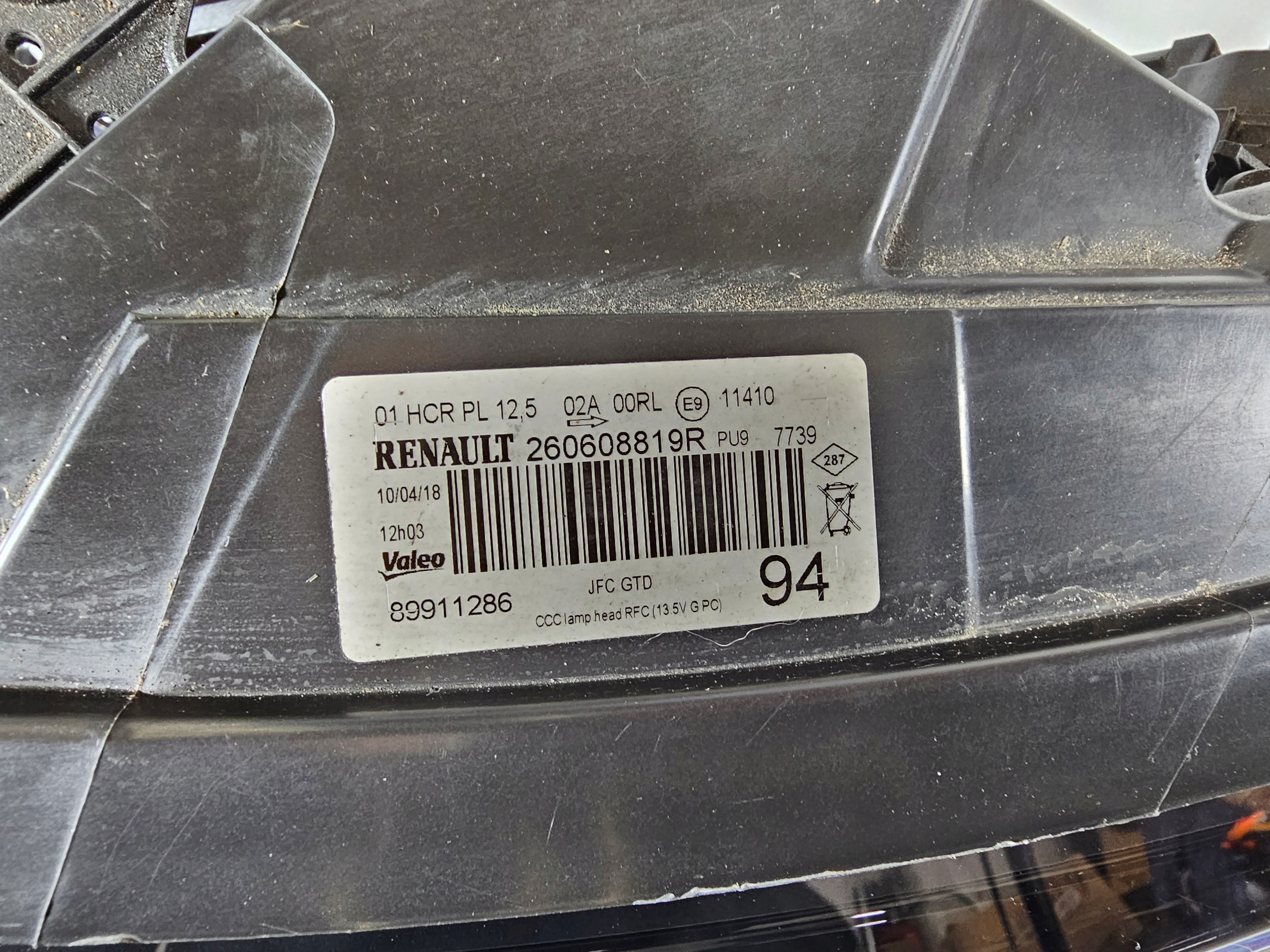 ESPACE V LAMPA FULL LED KOMPLET 260608819R Typ samochodu Samochody osobowe