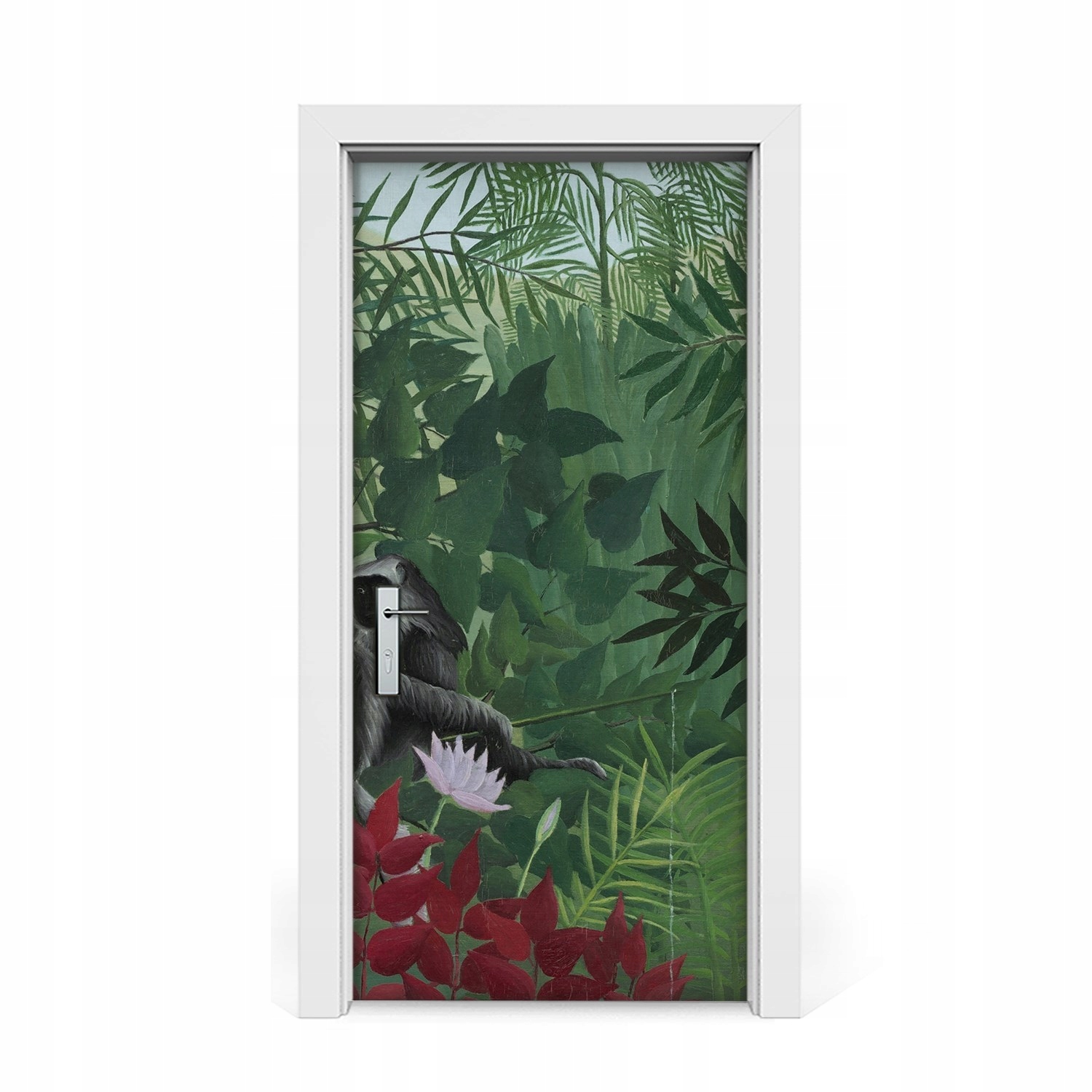 

Naklejka na drzwi okleina Małpi gaj 95x205