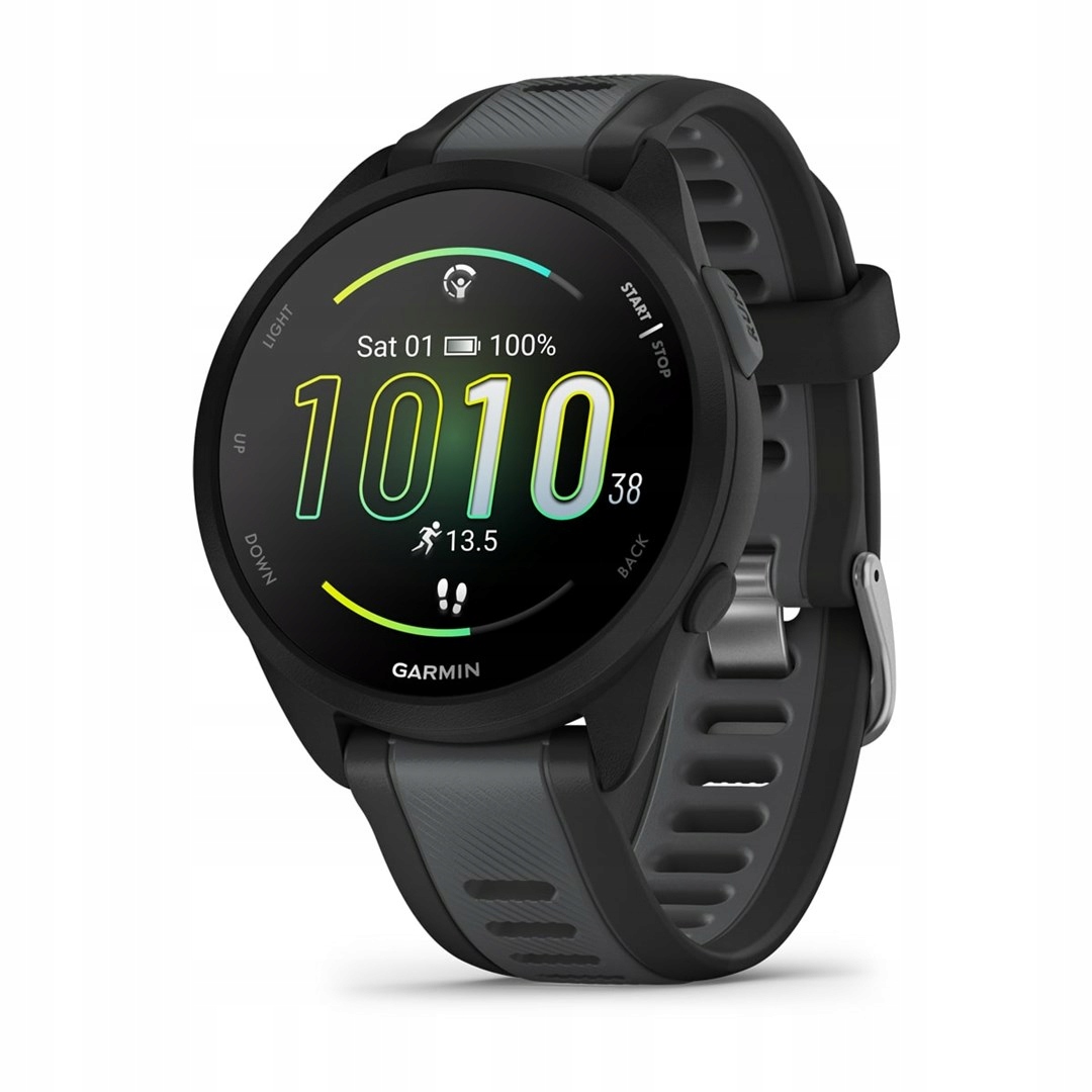 Hodinky Garmin Forerunner 165 Music, čierne/bridlicovo sivé