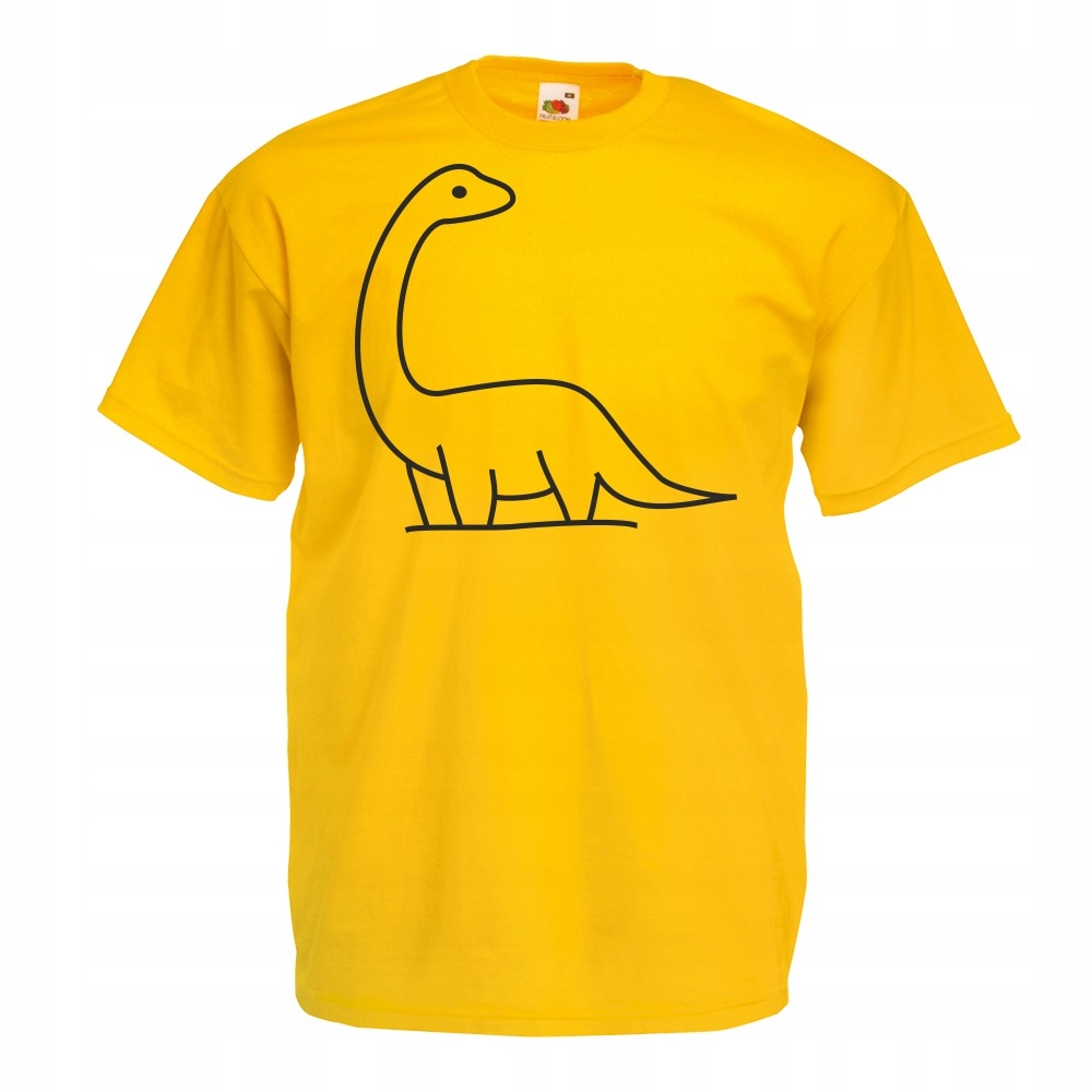 

Koszulka dinozaur dino dinuś XXL żółta