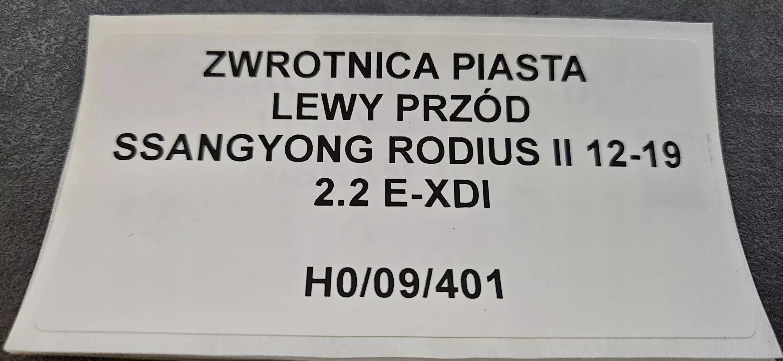 otoč čepu levý předek SSANGYONG RODIUS II