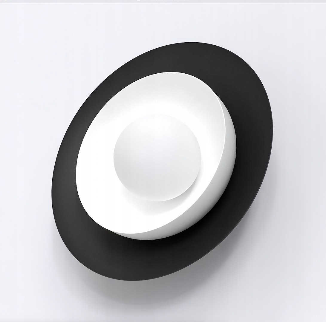 Emibig Poppi K1 Bl White Nástenná lampa čierna, biela G9 8W Max Led