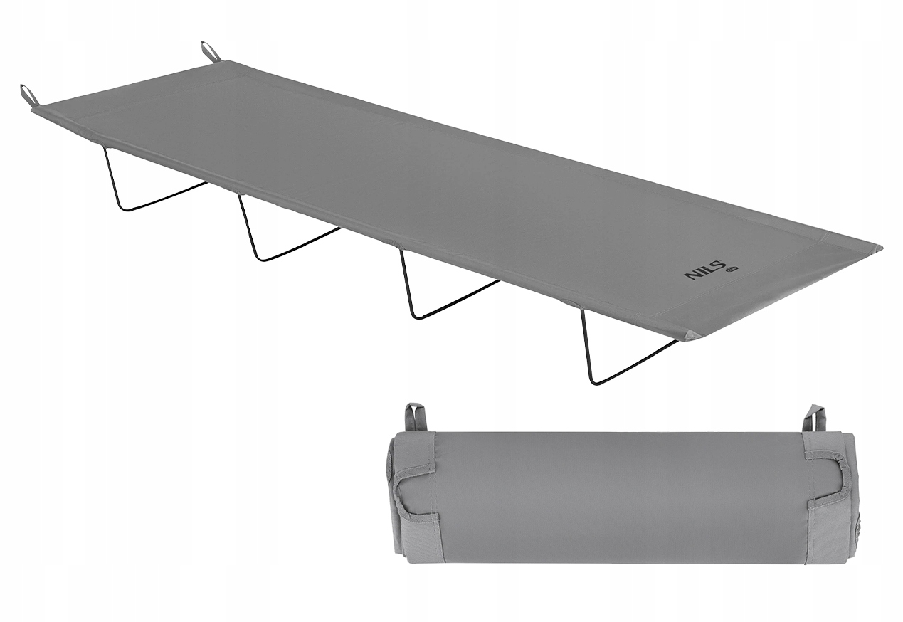 Łóżko Składane Polowe Turystyczne Kempingowe Leżak 190X60 cm do 110 kg Nils