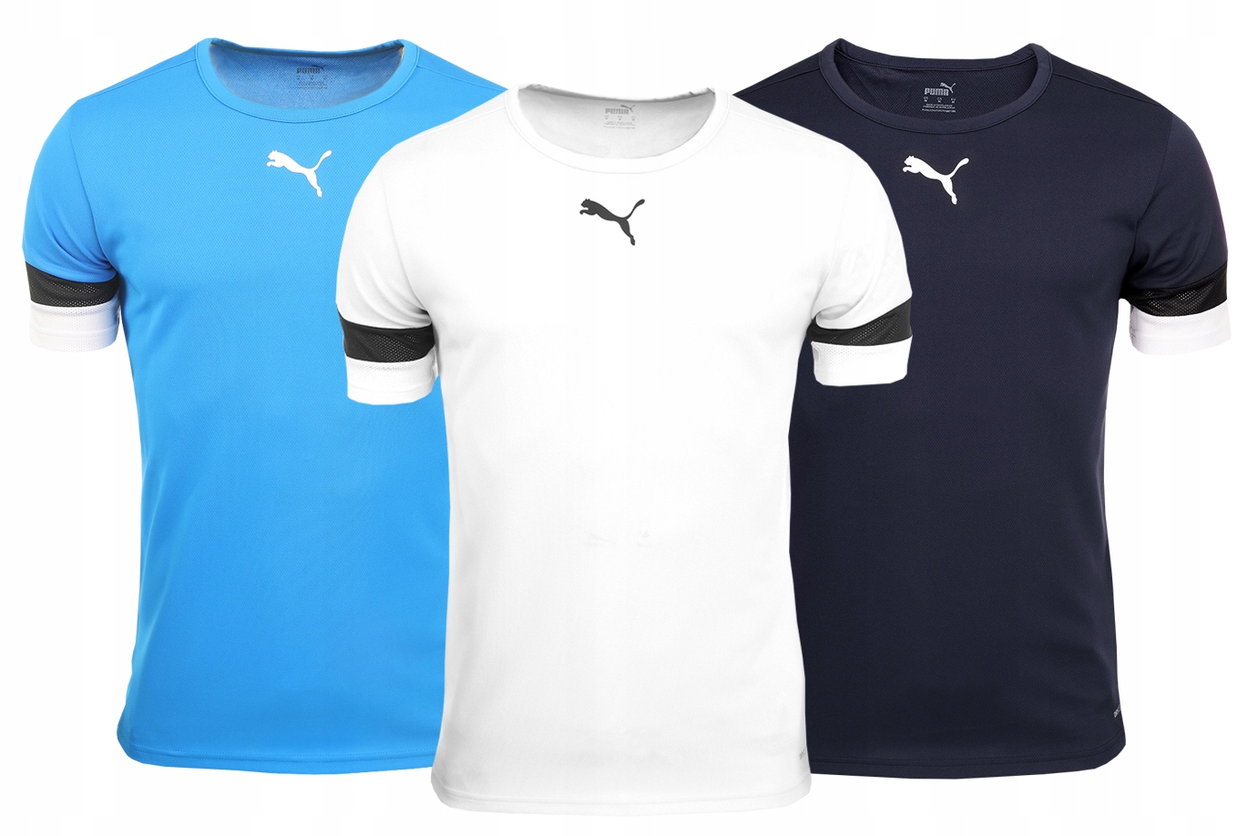 Koszulki Męskie Puma teamRISE Jersey Szybkoschnący 3-pak T-shirt roz. XL