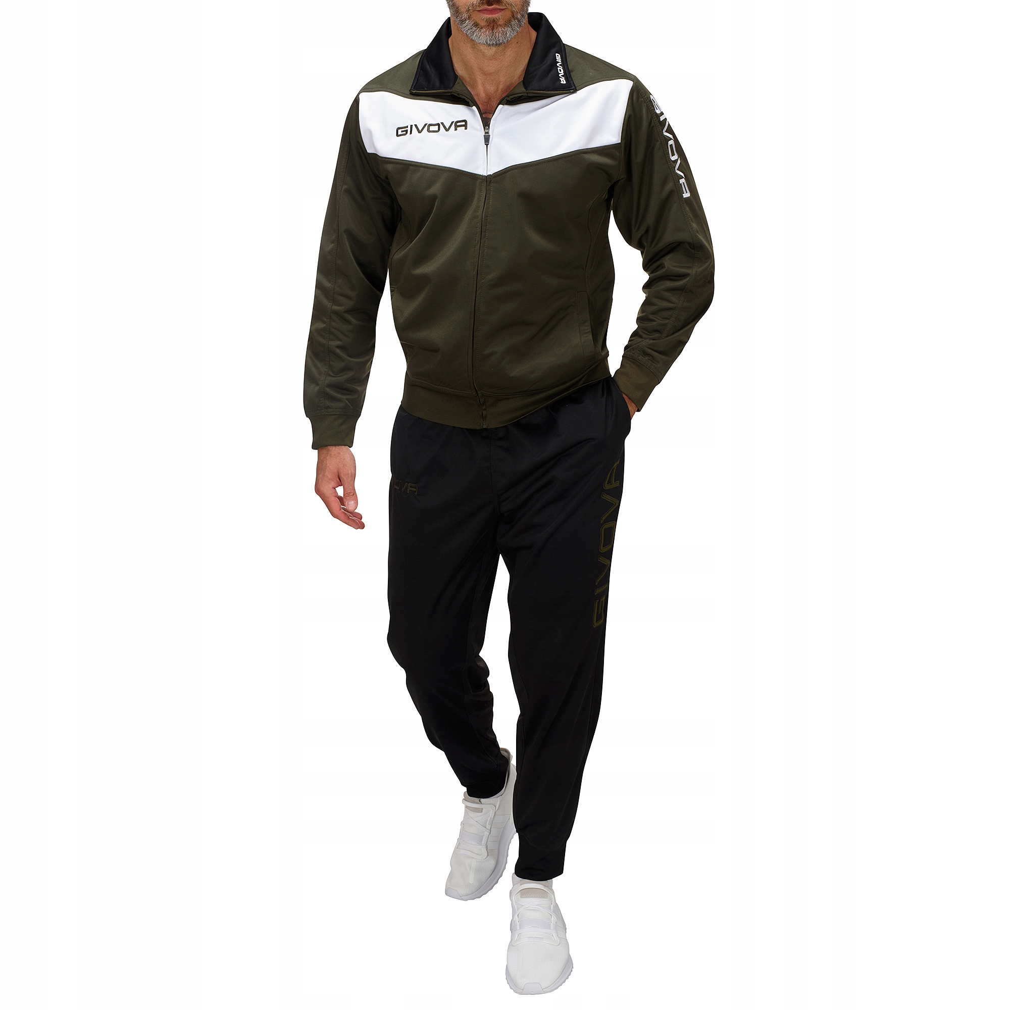 TR018-17 r. L GIVOVA VISA MĘSKI KOMPLET DRESOWY Rozmiar L