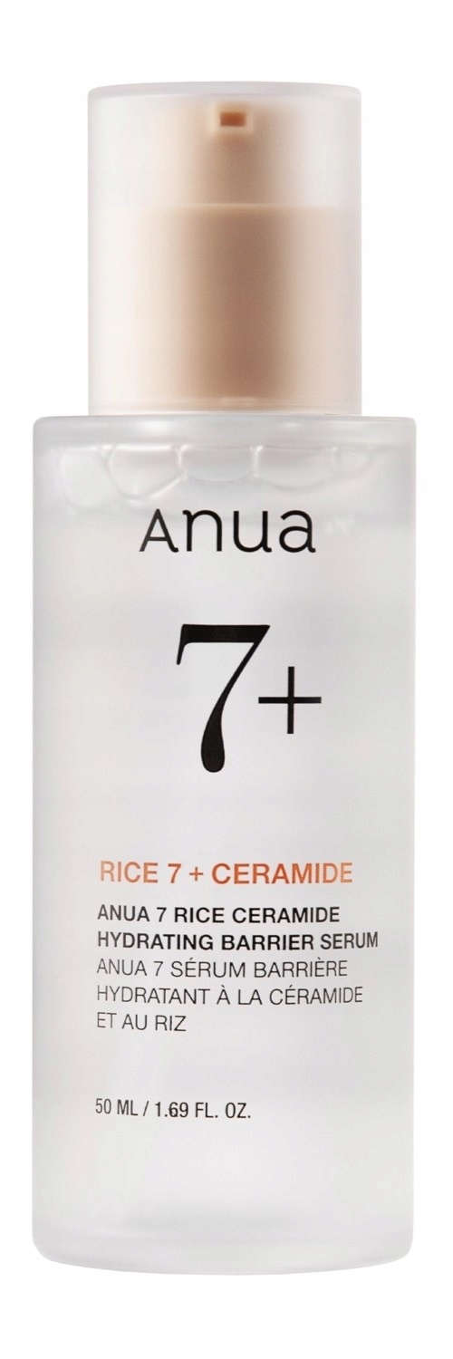 Anua Rice 7 Ceramide Hydrating Barrier Rozjasňující pleťové sérum 50 ml