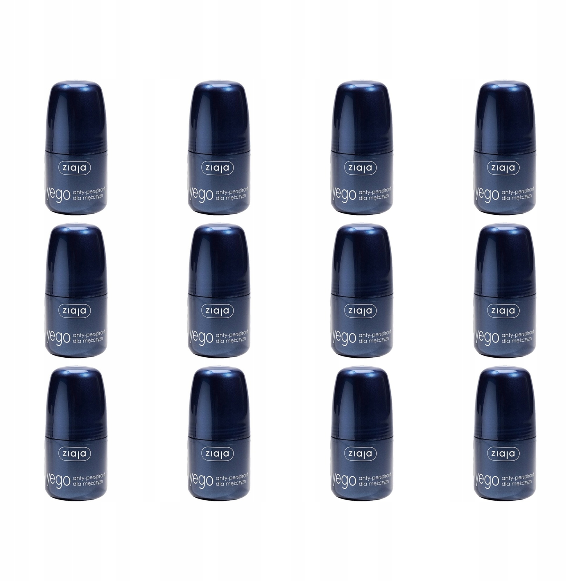 12x 60ml Ziaja Yego anty-perspirant dla mężczyzn