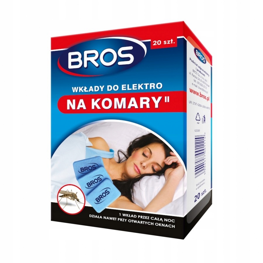 

Wkłady Bros do urządzenia elektro 20 szt