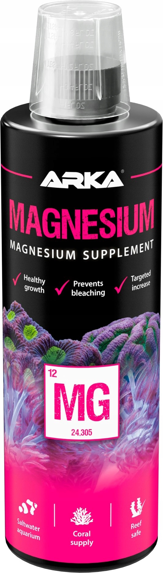 Levně Hořčík Doplněk Mořského Akvária Hořčíkový Přípravek Mg Tekutina 474 ML