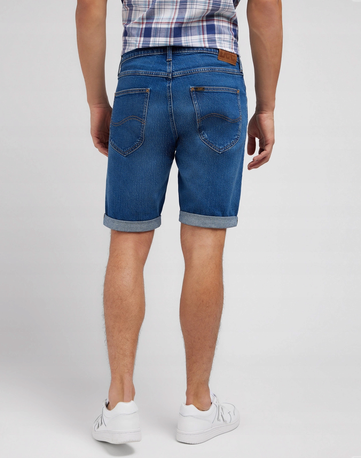 Męskie spodenki jeansowe Lee 5 Pocket Short Warm Bliss 112349234 W32