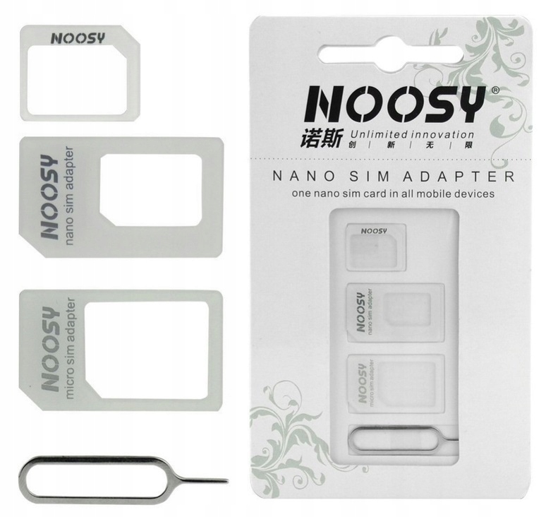 Zestaw Adapterów do kart Nano Micro SIM Szpilka
