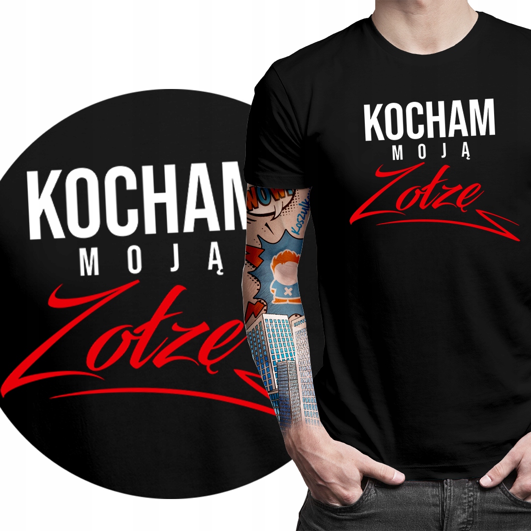 

Kocham moją zołzę koszulka prezent dla niego