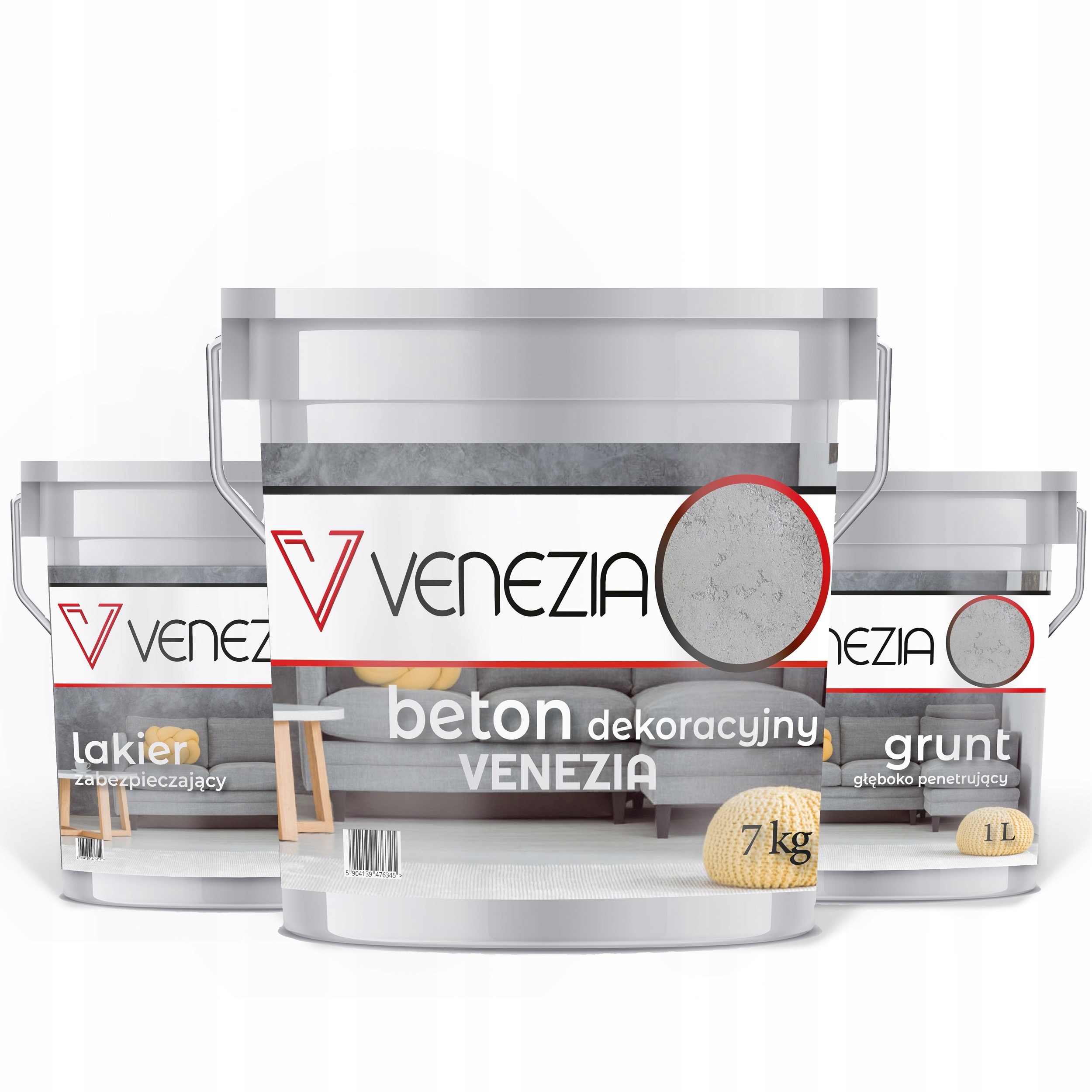 Architektonický Betón Talianska Dekoračná Omietka 8 m2 Sada Venezia