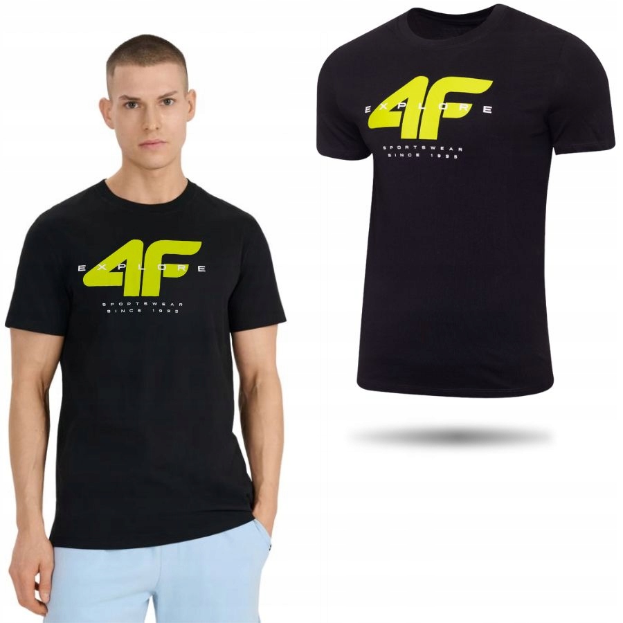 KOSZULKA MĘSKA 4F T-SHIRT PODKOSZULEK BLUZKA SPORTOWA NA CO DZIEŃ