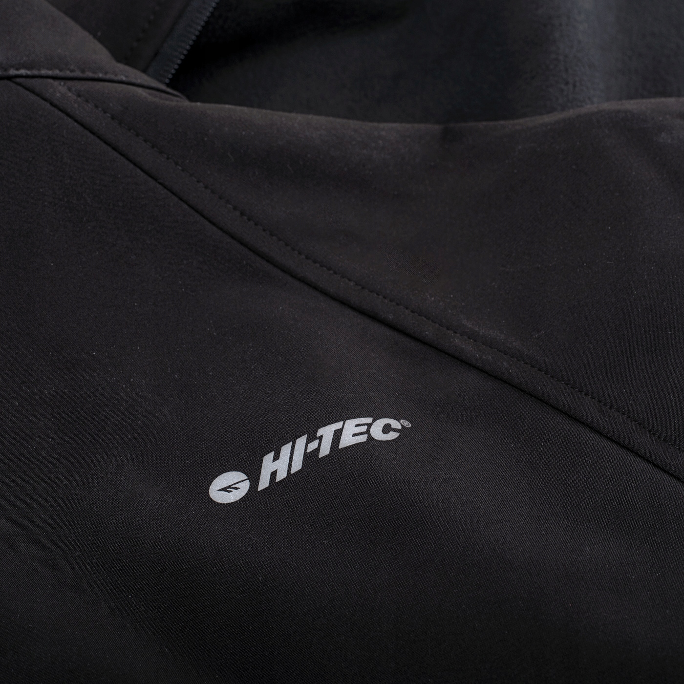 Męski softshell DERAI BLACK Kaptur bez kaptura