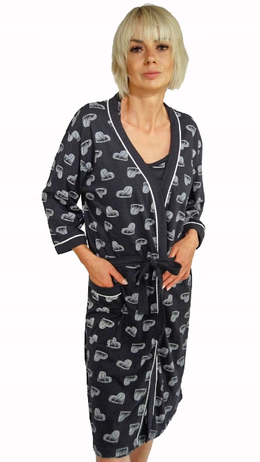 SZLAFROK miękki CIEPŁY podomka ______ BAWEŁNA __ L Materiał dominujący bawełna