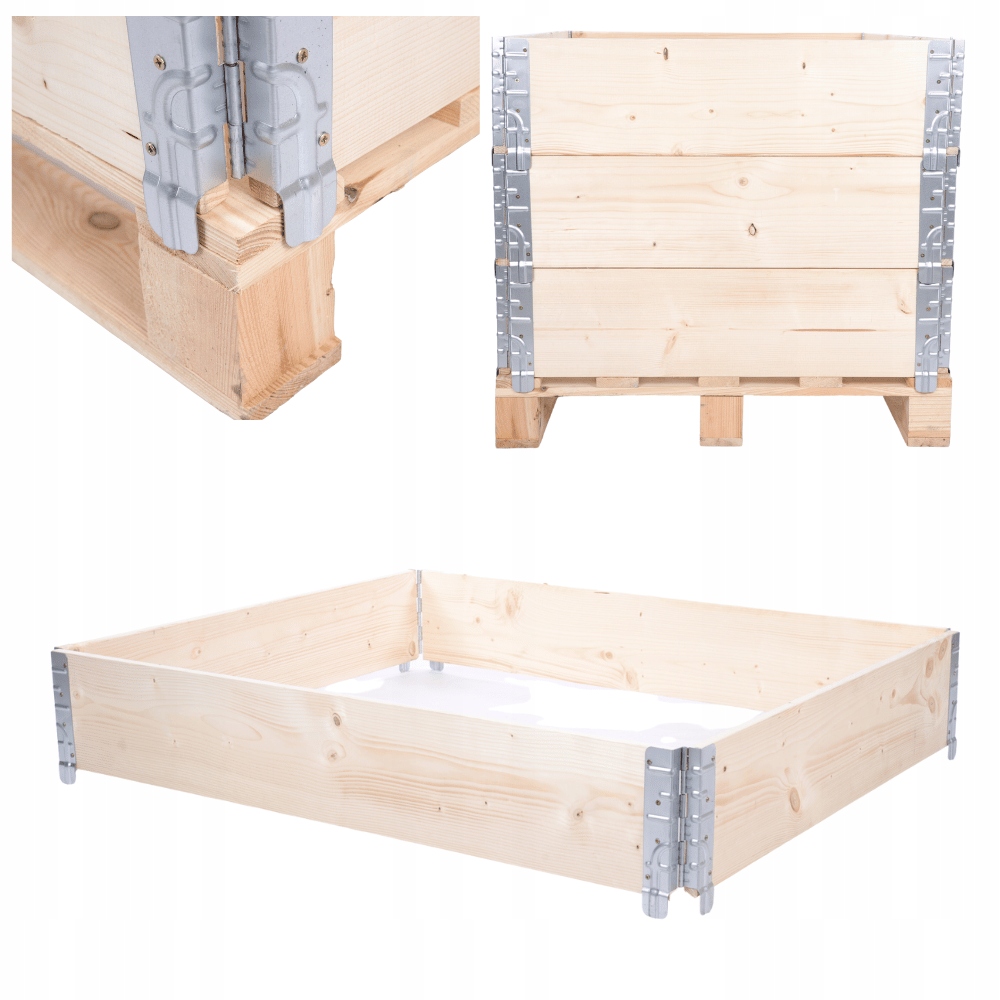 Paletový nástavek 120x100 impregnace paletové nástavky záhon herbář