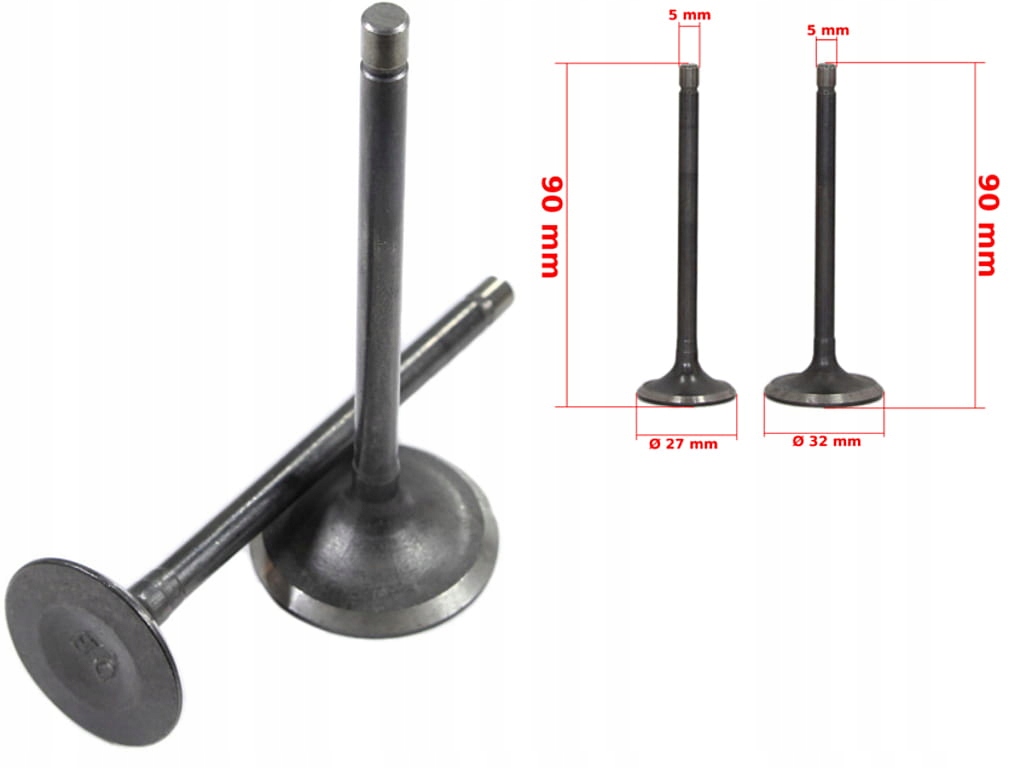 ZAWORY GŁOWICY ATV 200 CG