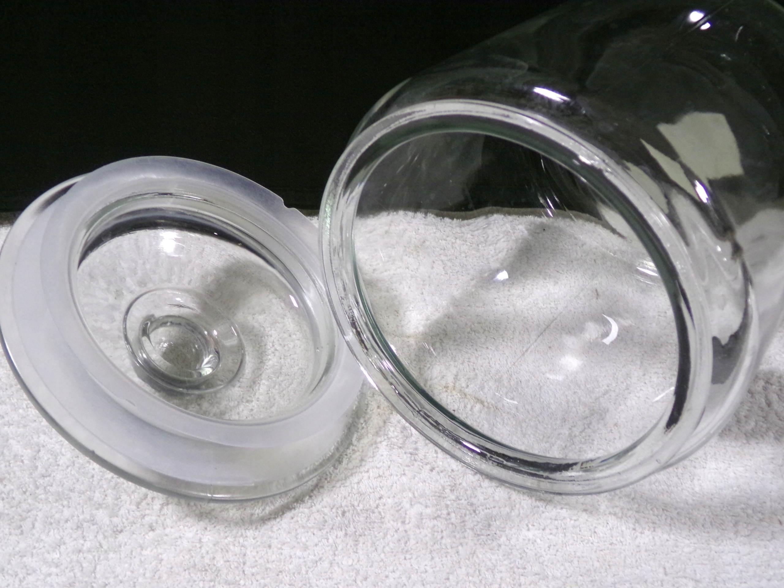 DUŻY POJEMNIK SZKLANY