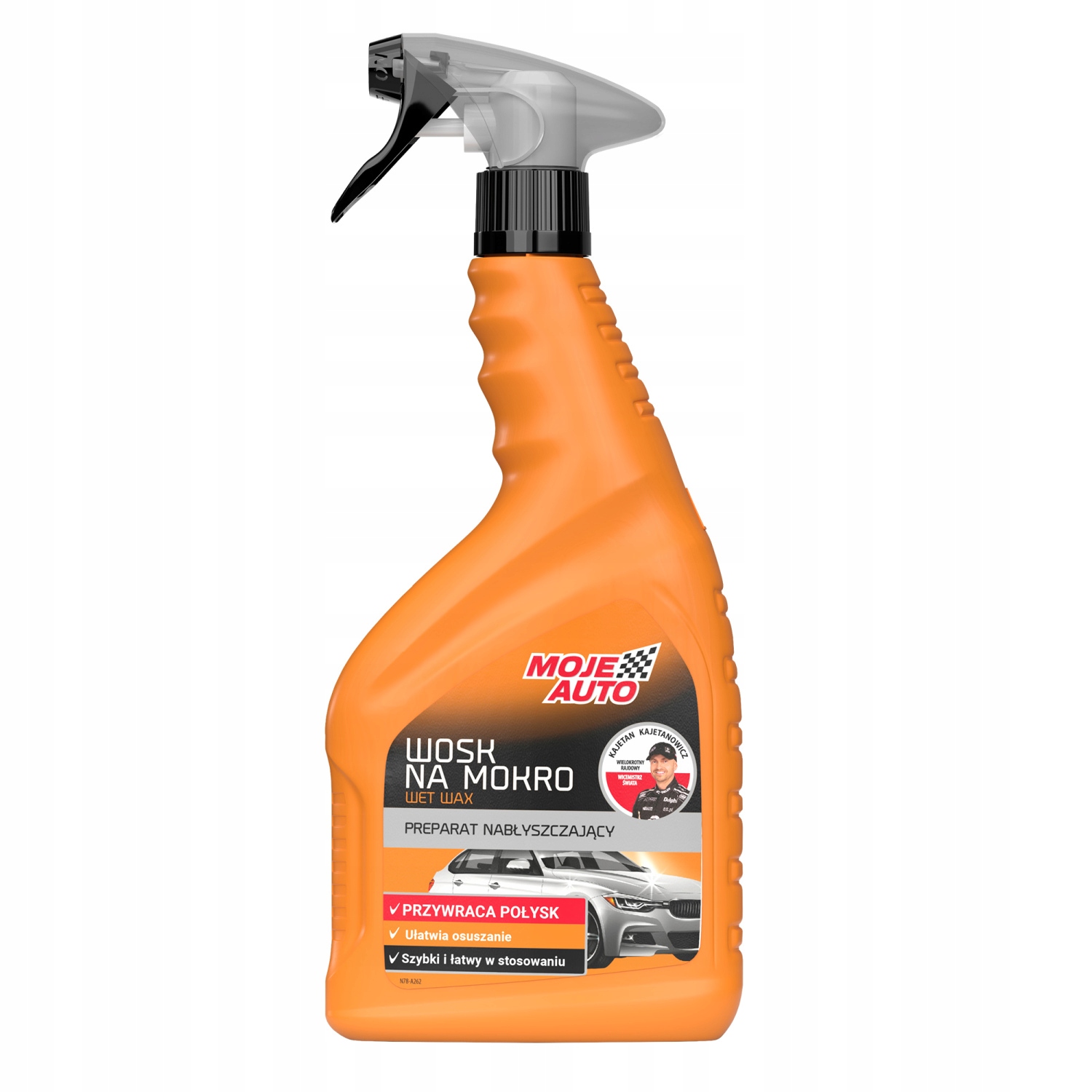 Wosk Na Mokro Preparat Nabłyszczający Moje Auto Spray 750ml