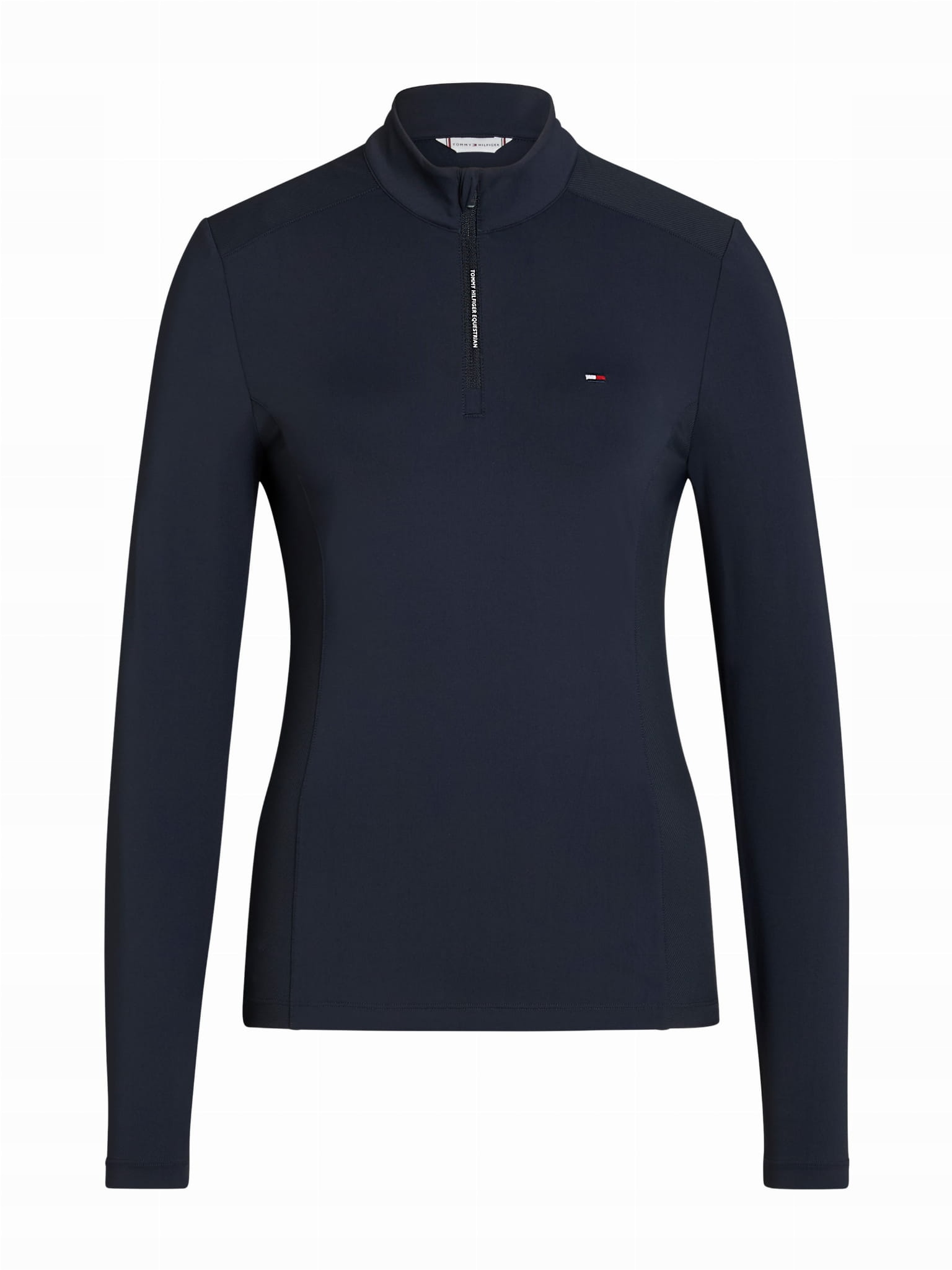 Jezdecká mikina Tommy Hilfiger Milo 1/4 zip grantová M