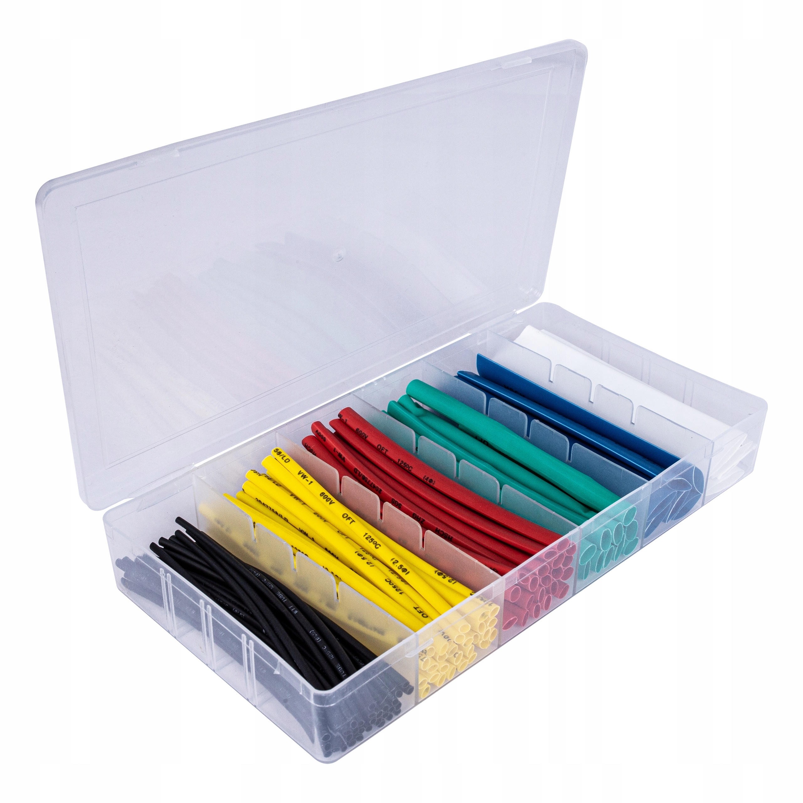 NEKU ZESTAW RUREK TERMOKURCZLIWYCH KOLOROWE 100szt Marka Neku