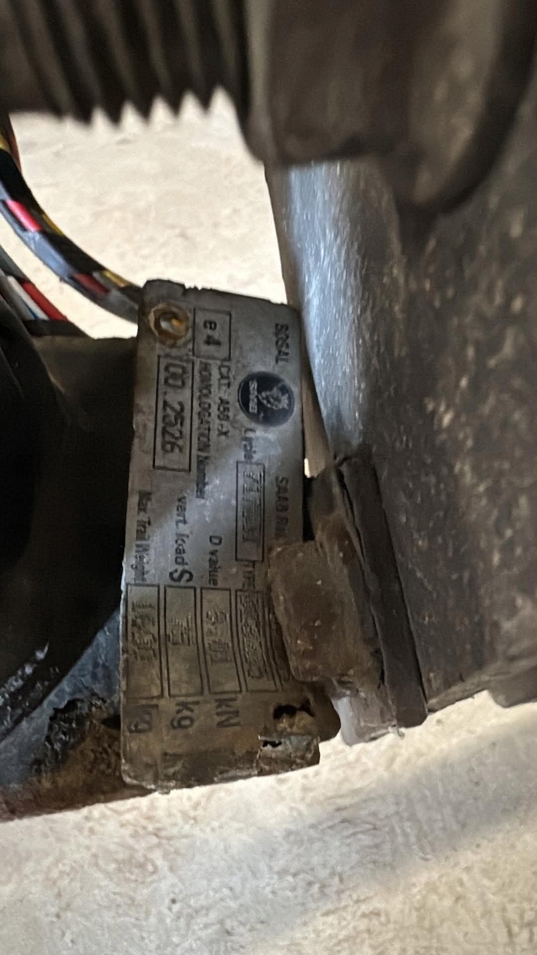 GANCIO TRAINO kombi Saab 93 9-3 SPORT COMBI z modulem e cablaggio SC