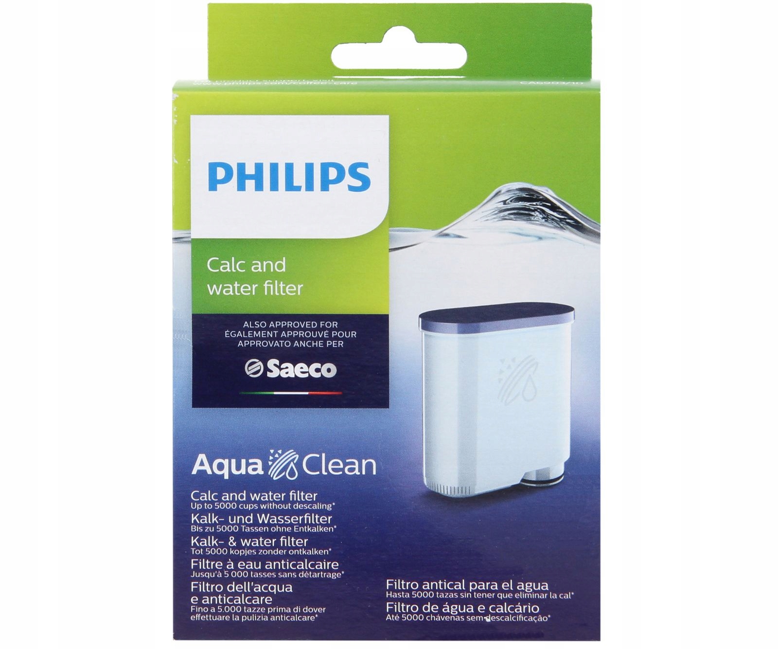 

Filtr oryginał do Philips Saeco AquaClean CA6903