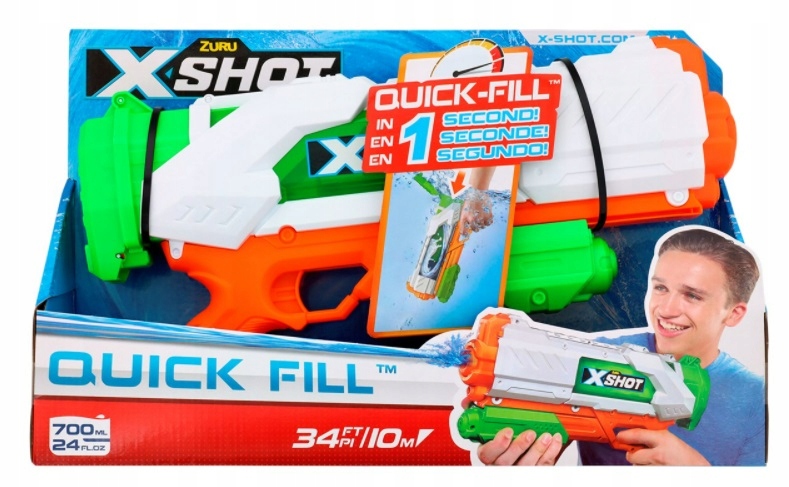 

Zuru X-shot Quick Fill Pistolet Wodny Szybkonapełn