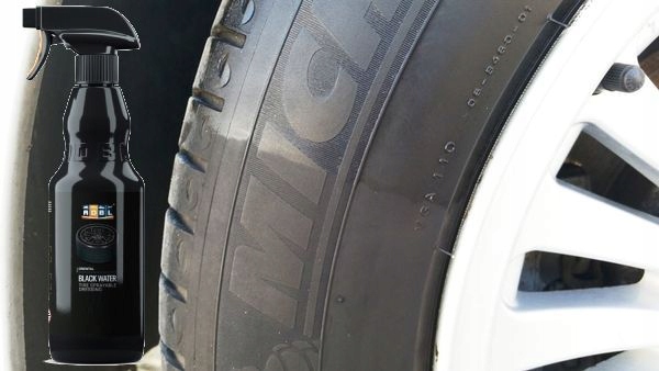 ADBL BLACK WATER 1L + APLIKATOR przyciemniający chroniący do opon gumy Pojemność w ofercie 1000 ml