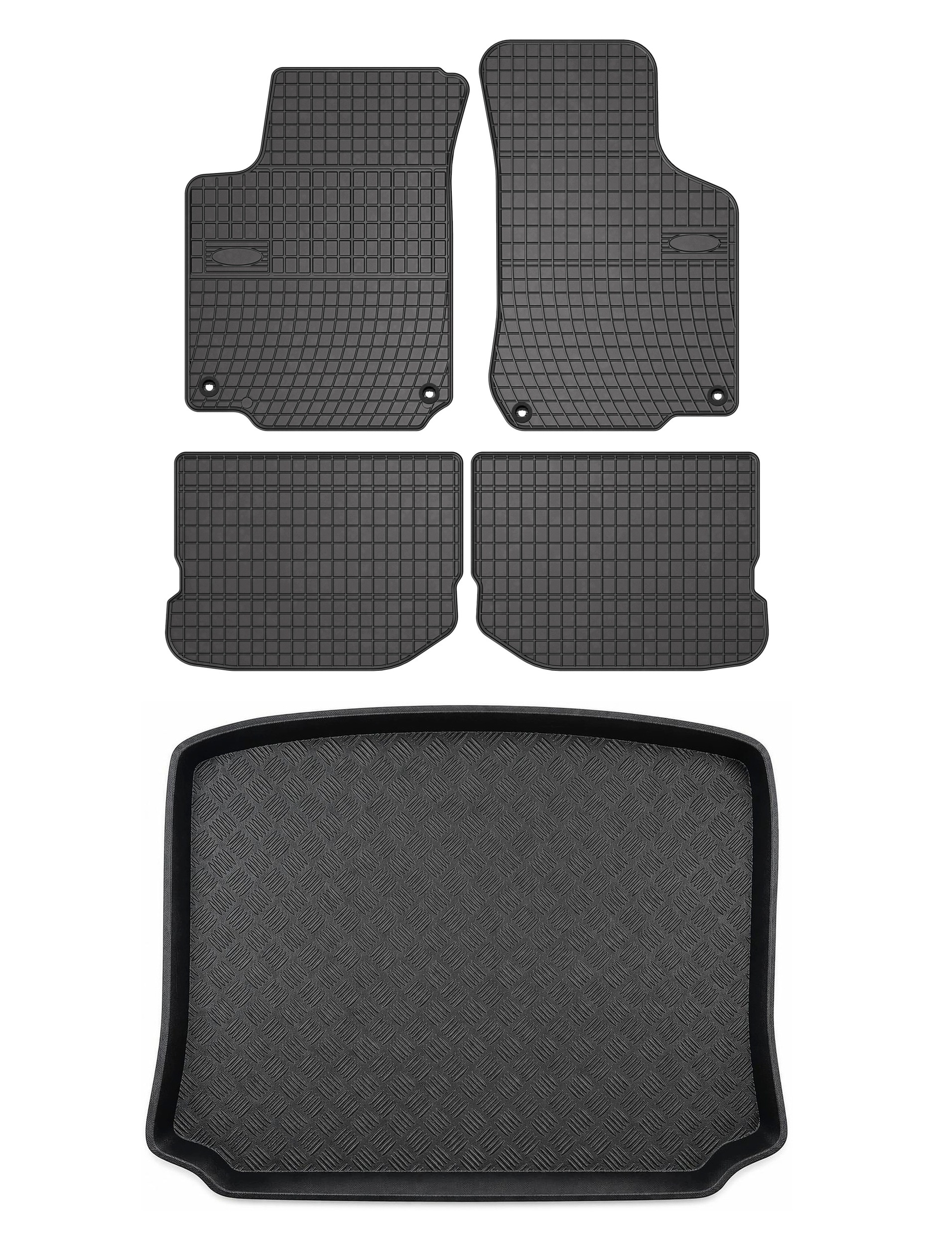 Gumové rohože SolidPRO rohož batožinového priestoru pre: Seat Leon I 1999-2005 5 el.