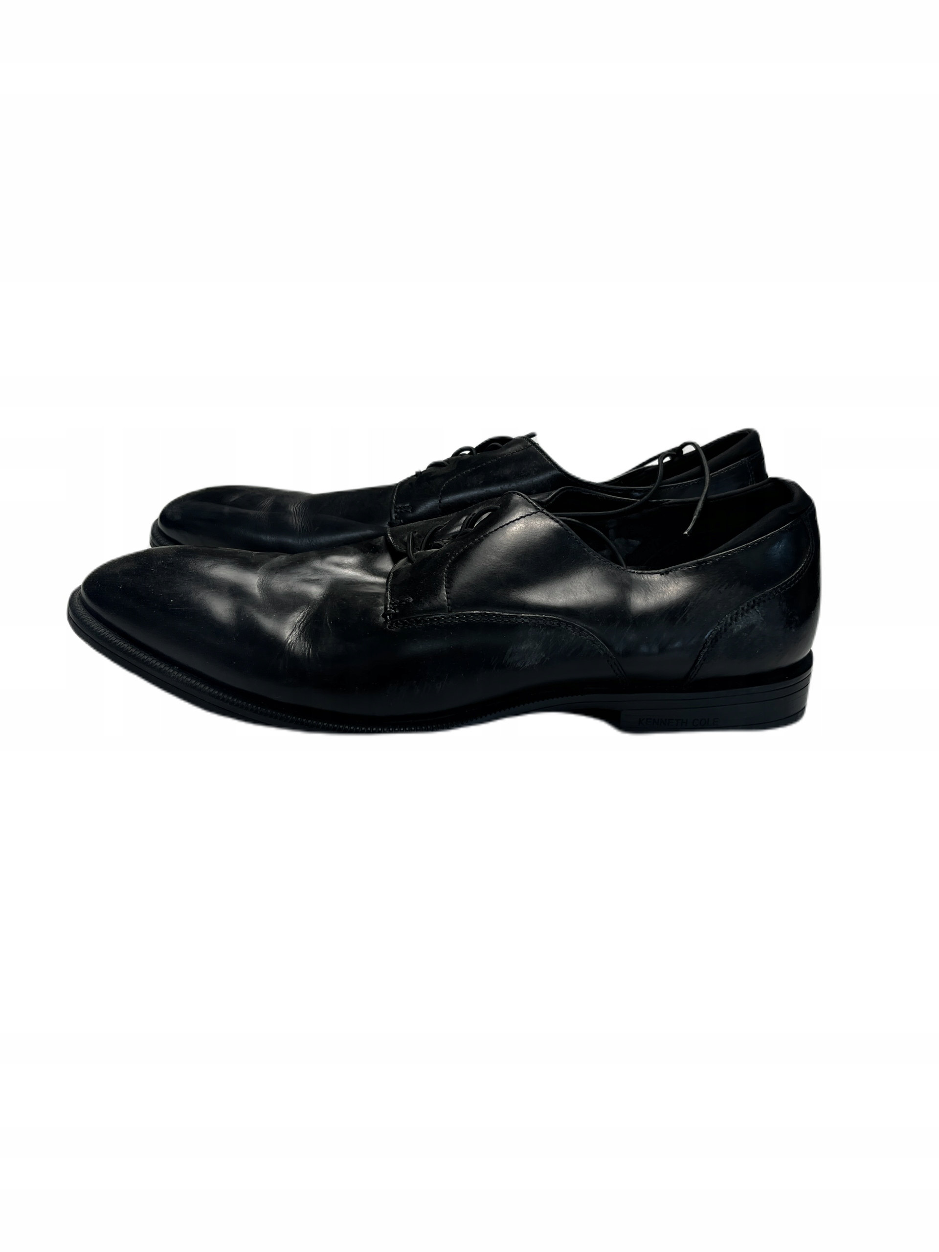 Pánské šněrovací polobotky černé Kenneth Cole 46