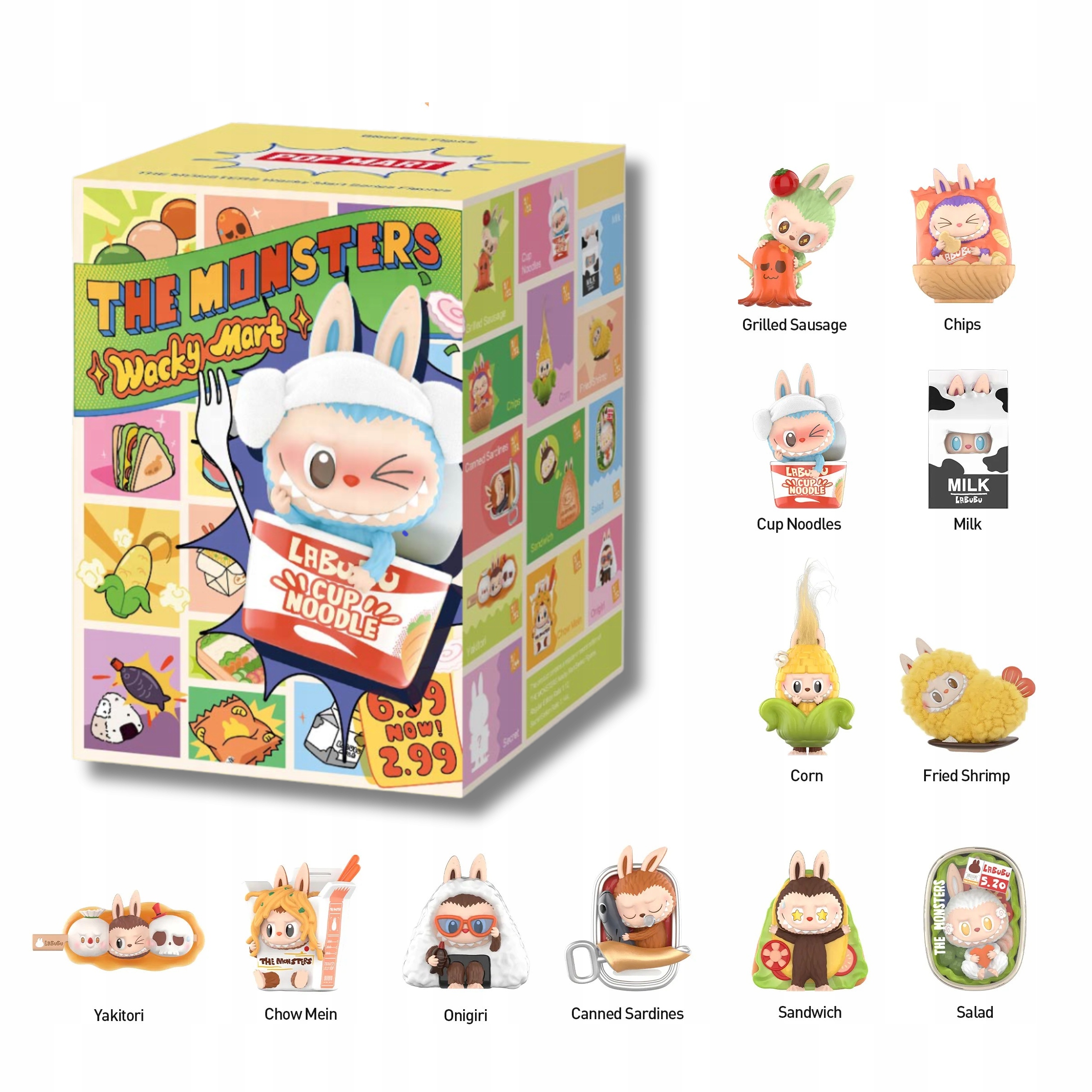 Original Pop Mart THE MONSTERS Wacky Mart Series Figures