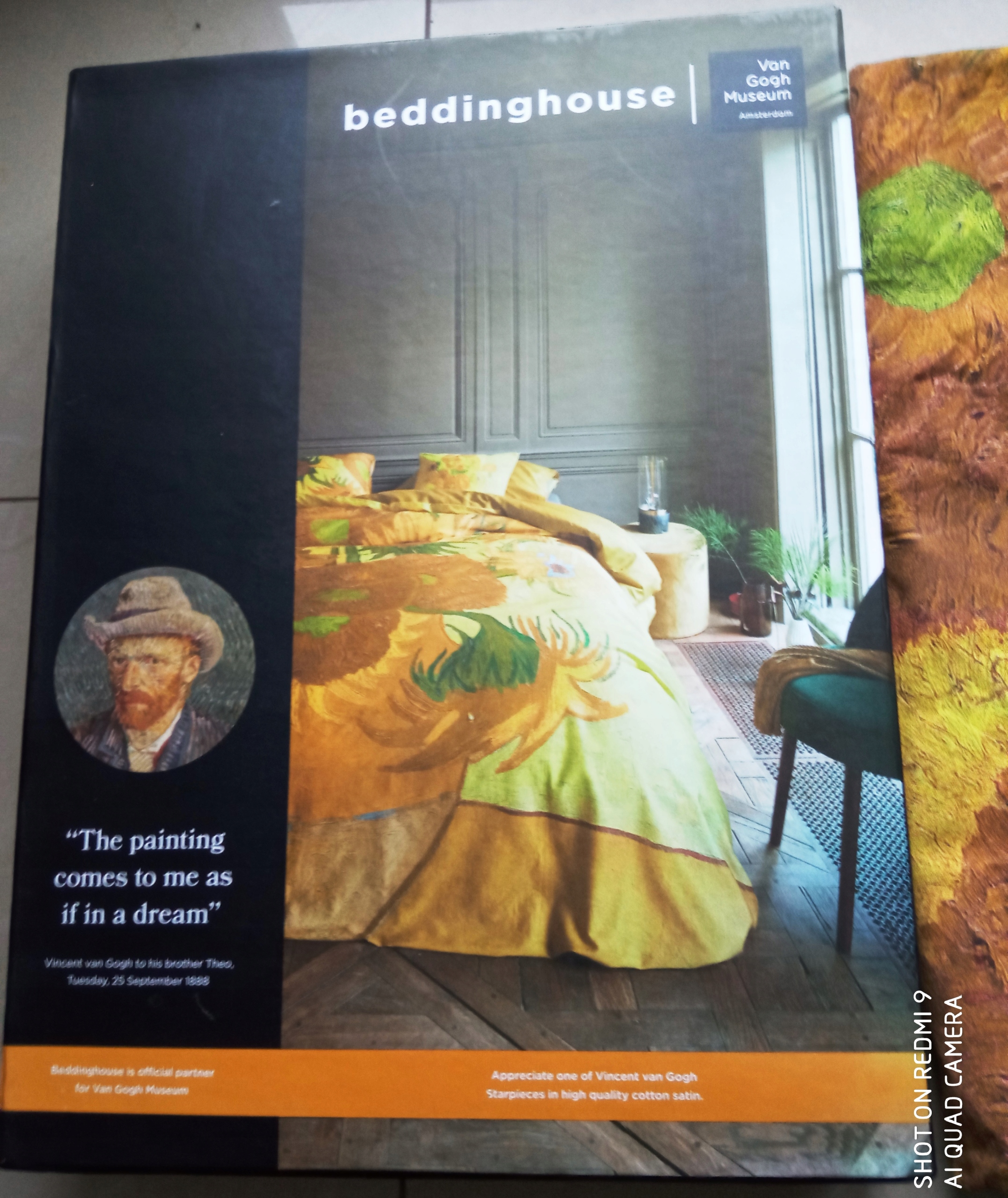 Van Gogh Słoneczniki Pościel 135x200+ 80x80cm cudo Kod producenta B08DRMX591