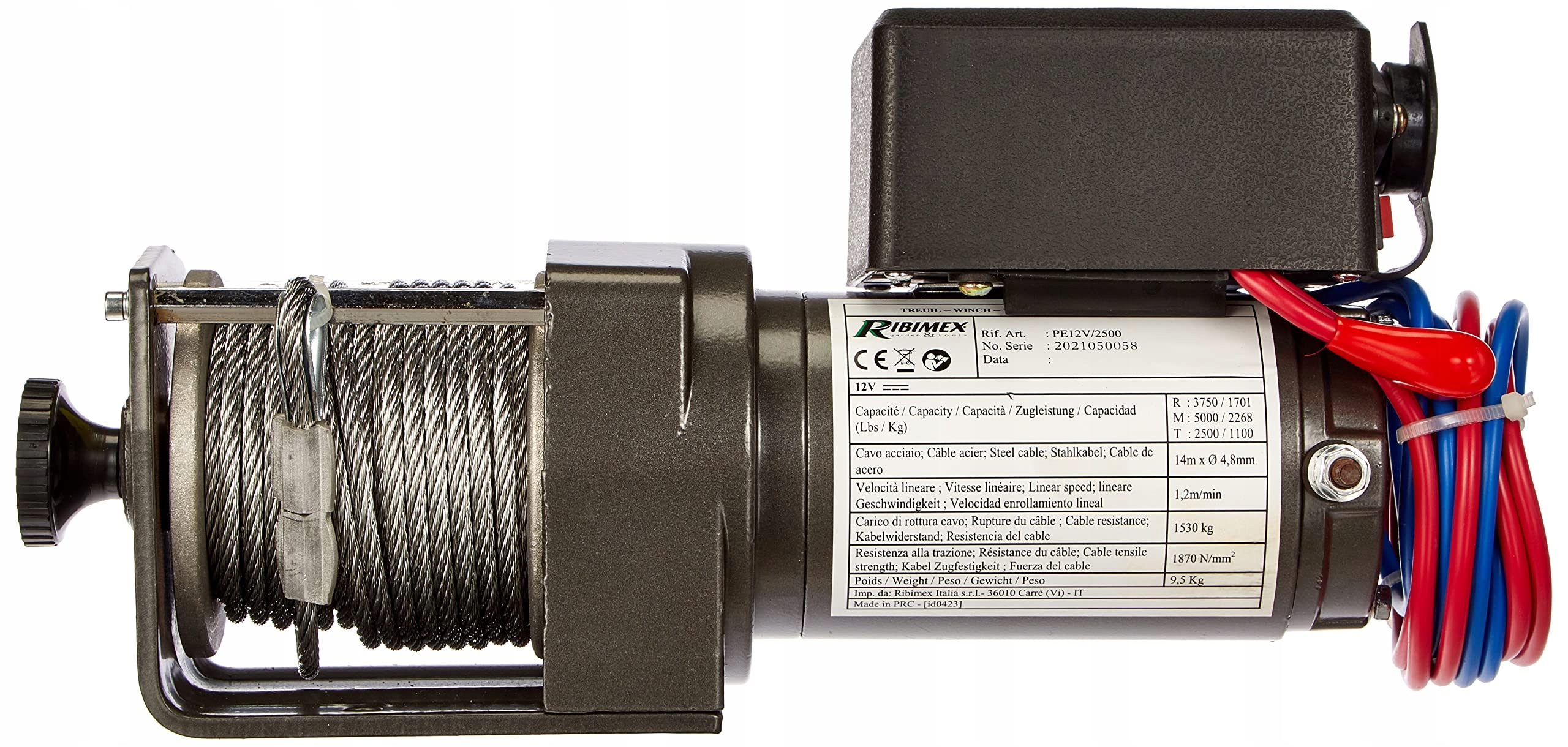 Ribitech 2355 wciągarka elektryczna 2,2 t, stopka Marka inna