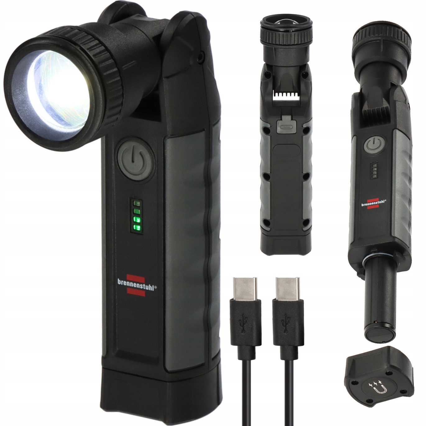 Brennenstuhl Latarka Lampa Led TL1000 LM Acw Magnes Inspekcyjna IP54 Usb-c