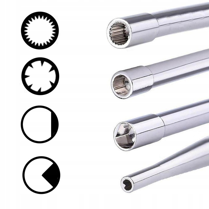 ZESTAW KLUCZY DO GAŹNIKÓW DO REGULOWANIA GAŹNIKA KOMPLET 8 SZT WKRĘTAKI Marka Kraft&Dele