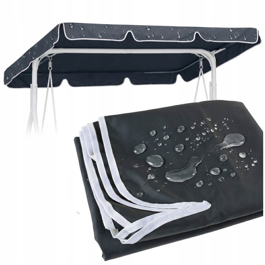 Stříška na zahradní houpačku Libovolný rozměr Váš Velikost Grafit