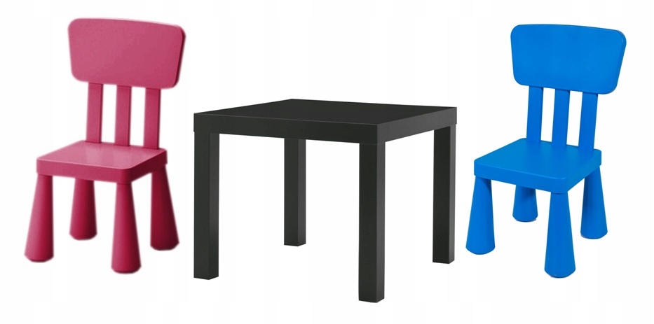 Ikea zestaw stolik lack + 2 x krzesełko mammut - 30 dni na zwrot Kolekcja -