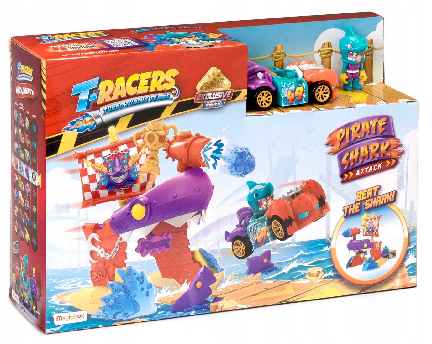 

T-Racers Pirate Shark Playset zestaw z rekinami