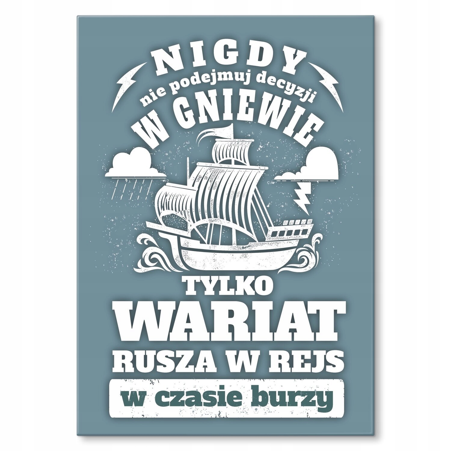 Kovový plakát V hněvu Dárek 42 x 59 cm