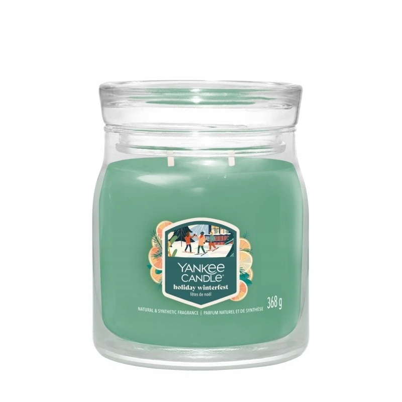 Yankee Candle Signature střední svíčka Holiday Winterfest