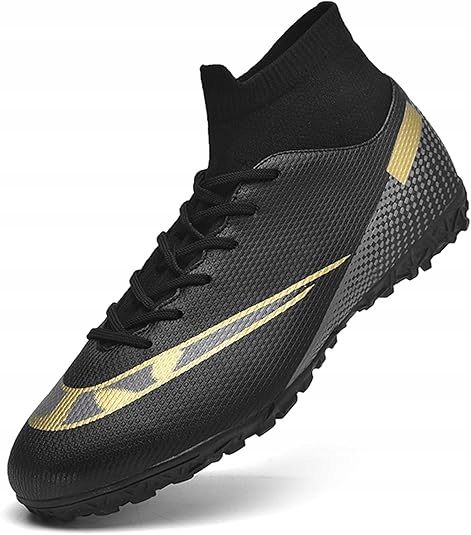 Buty Do Piłki Nożnej Czarno Złote Treningowe Piłka Nożna Rozm 39