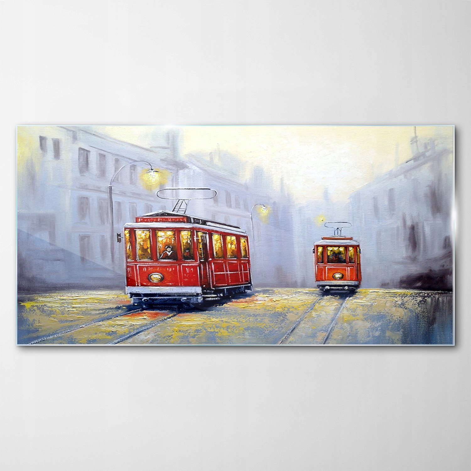 

Hartowany Obraz Szklany Tramwaj Krajobraz 140x70