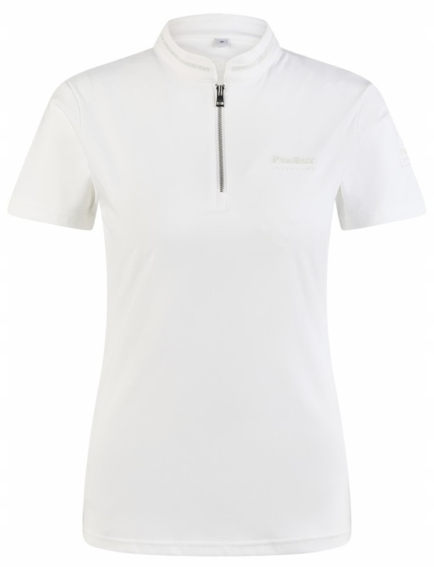 Koszulka konkursowa Pikeur Zip Shirt 1216 Selection white 36