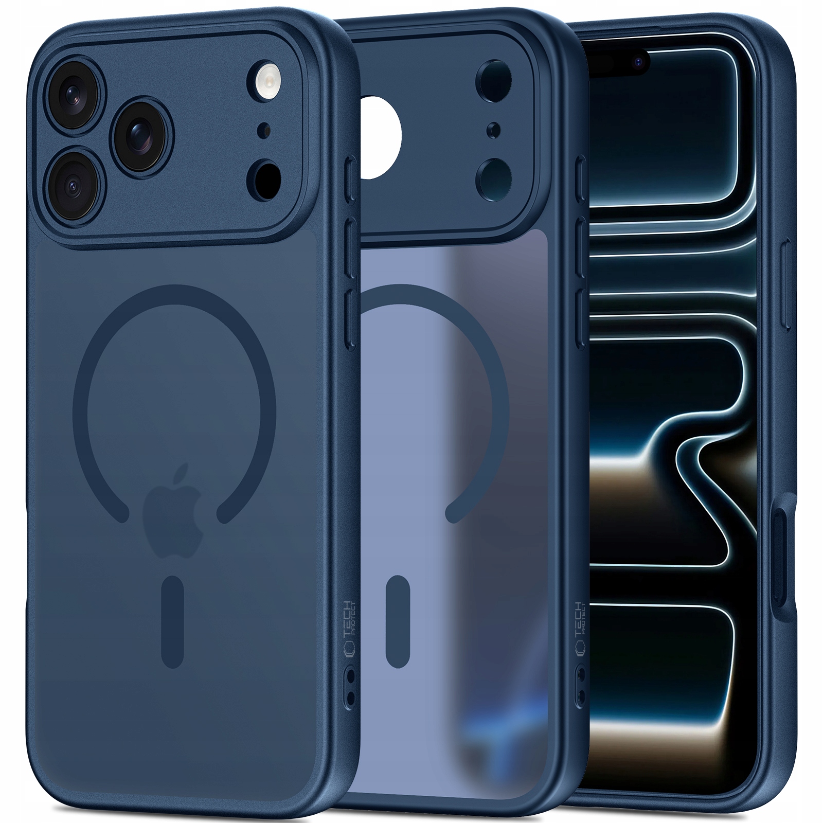 Tech- Protect Basicmag MagSafe iPhone 17 Pro Matte Deep Blue Tech- Protect