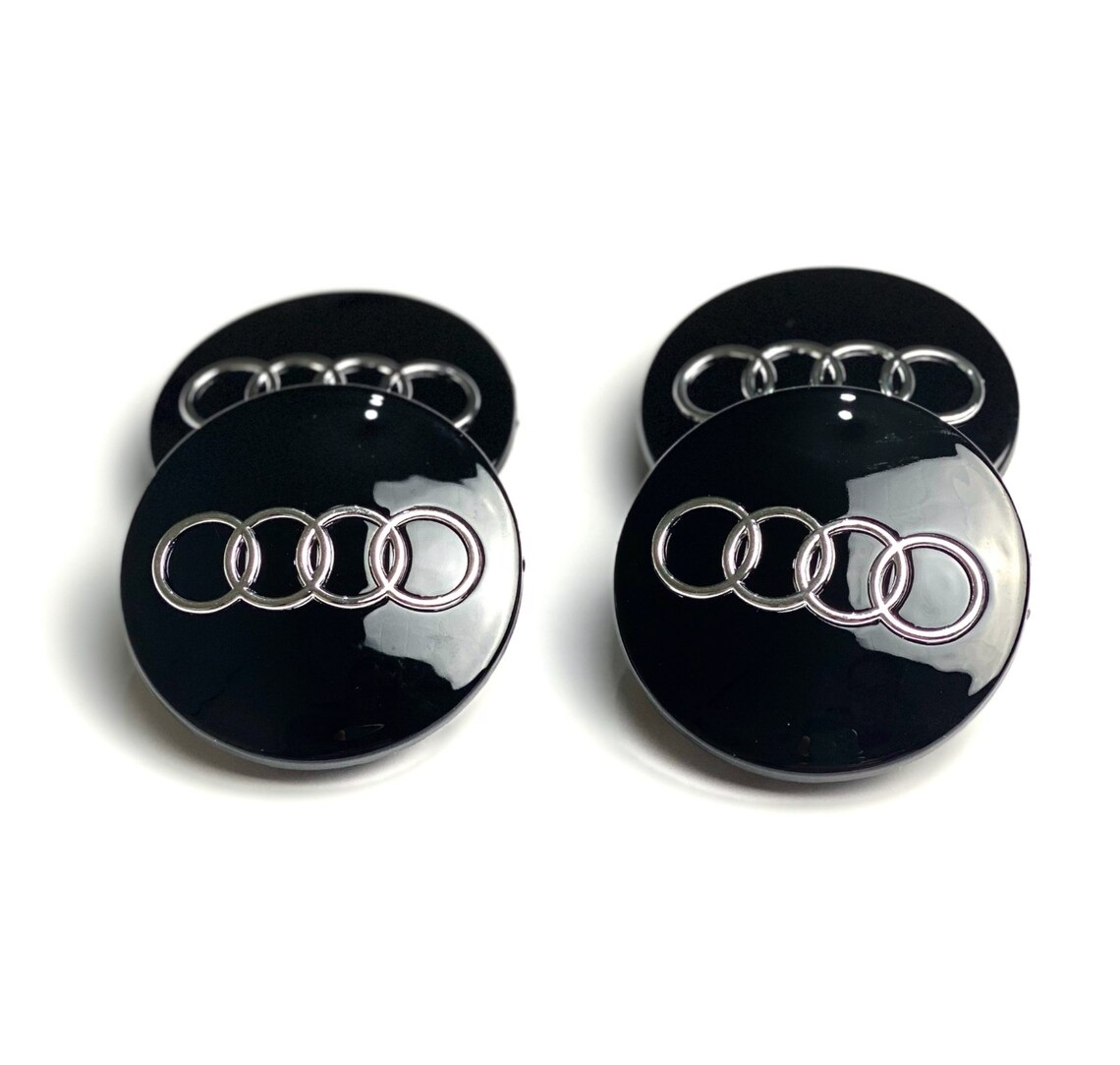 4x новые крышки Audi 8d0601170 68mm Black