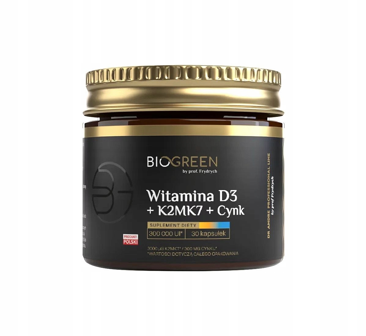Witamina D3+K2+Cynk 30 kaps. Biogreen