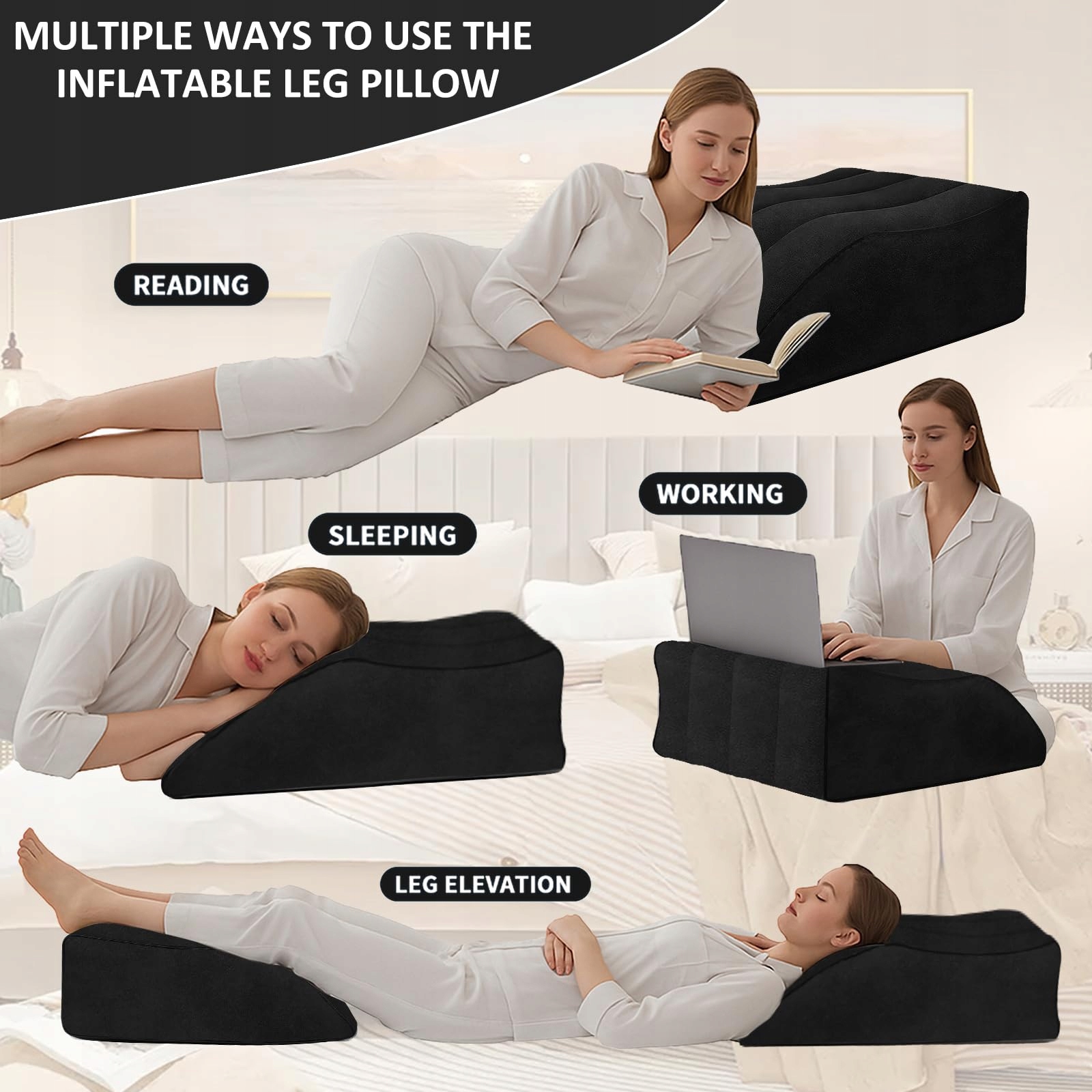 PROPILLOWS Regulowana Poduszka Klinowa Do Nóg — miniatura 5